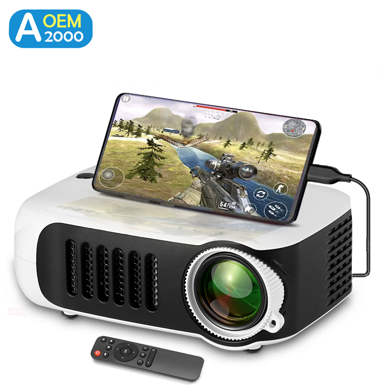 Home Cinema Focal - Mini proiettore A2000 Home Cinema portatile