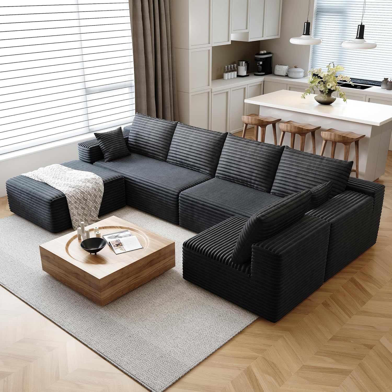 Recliner Sofa Cover - Divano componibile in stile nuvola, con