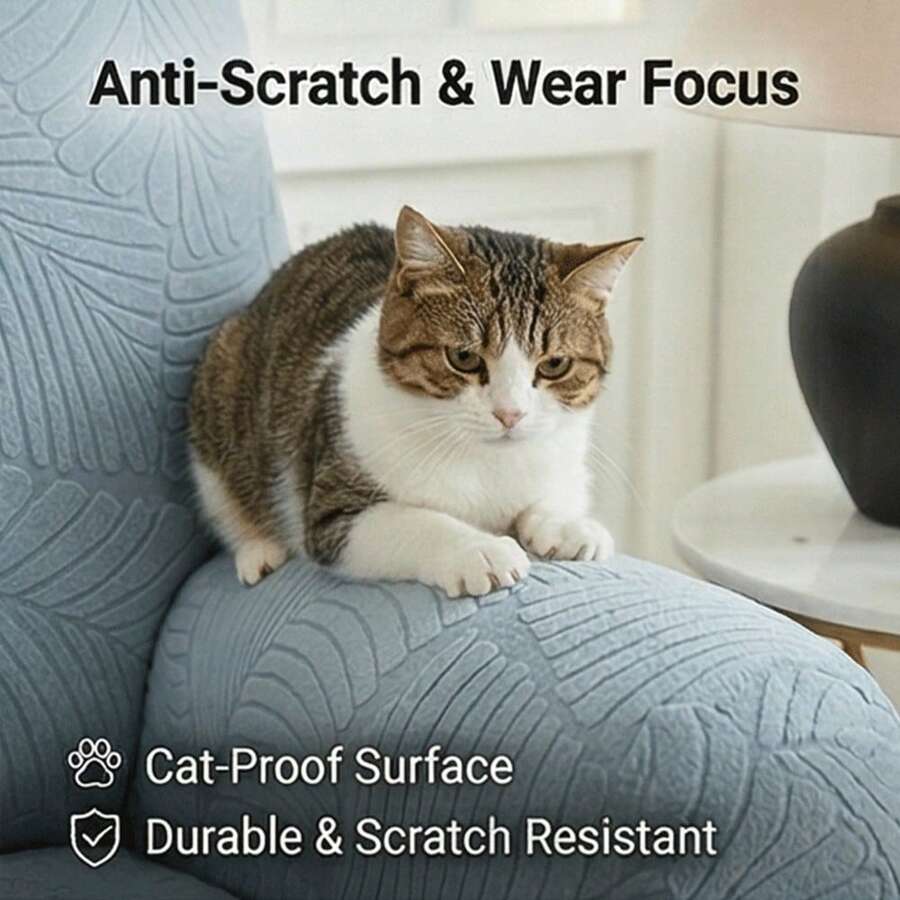 Recliner Sofa Cover - Copridivano Reclinabile Premium in 4 Pezzi,