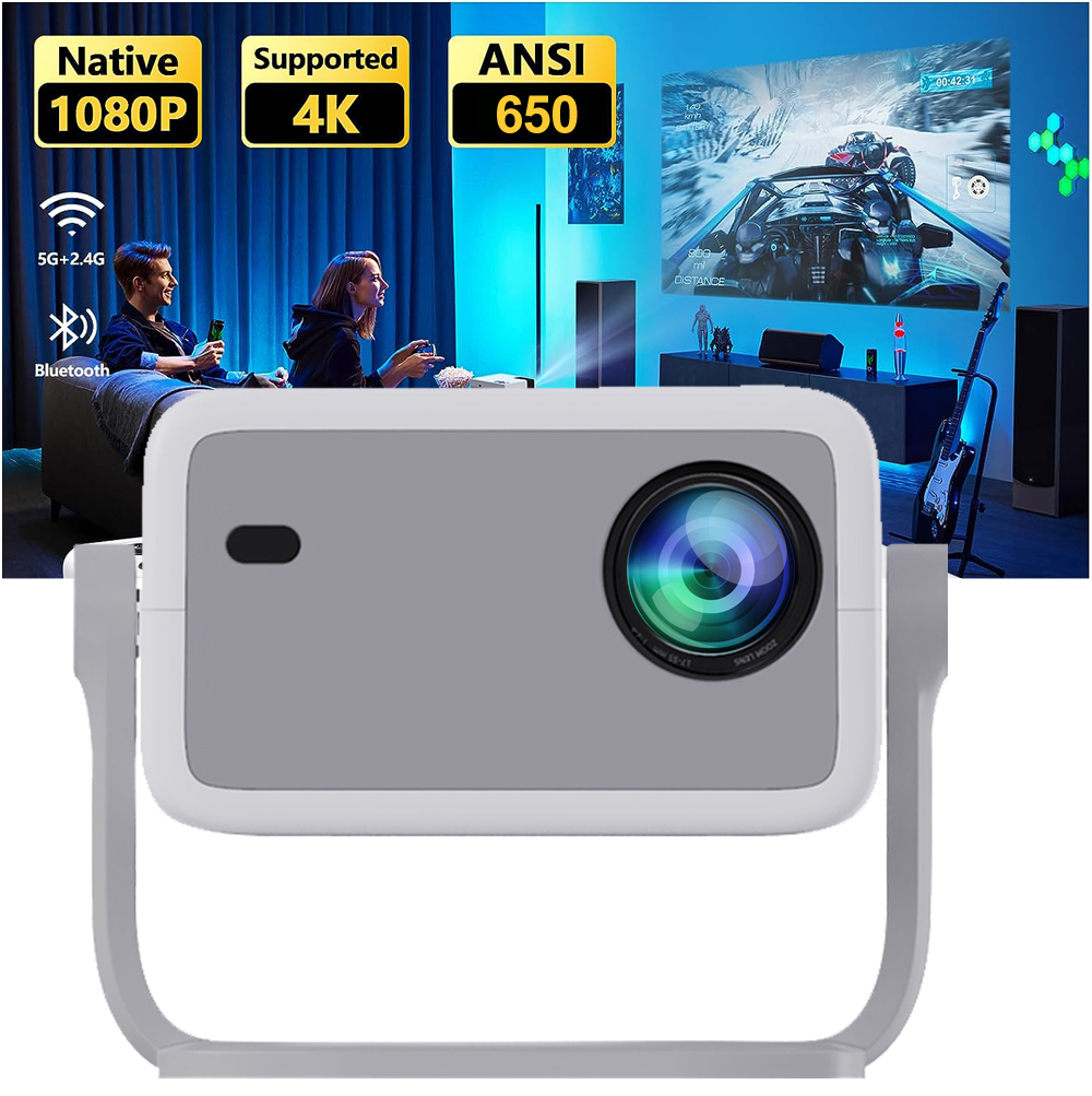 Home Cinema Focal - WZATCO WL018 Proiettore Full HD 1080P