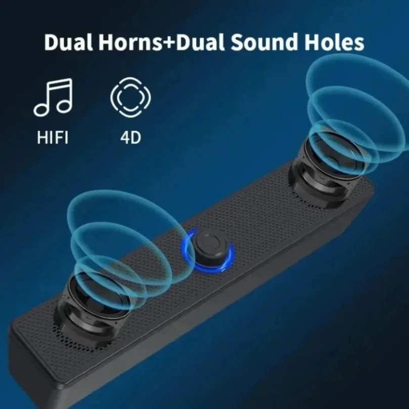 Home Cinema Speaker System - Soundbar Bluetooth Wireless e Cablata per
