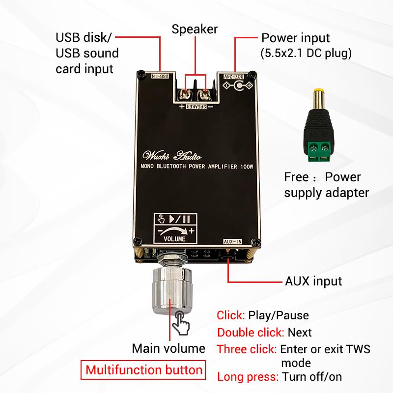 Modulo Amplificatore Audio Blu - Home Cinema Accessories recensione e prezzo