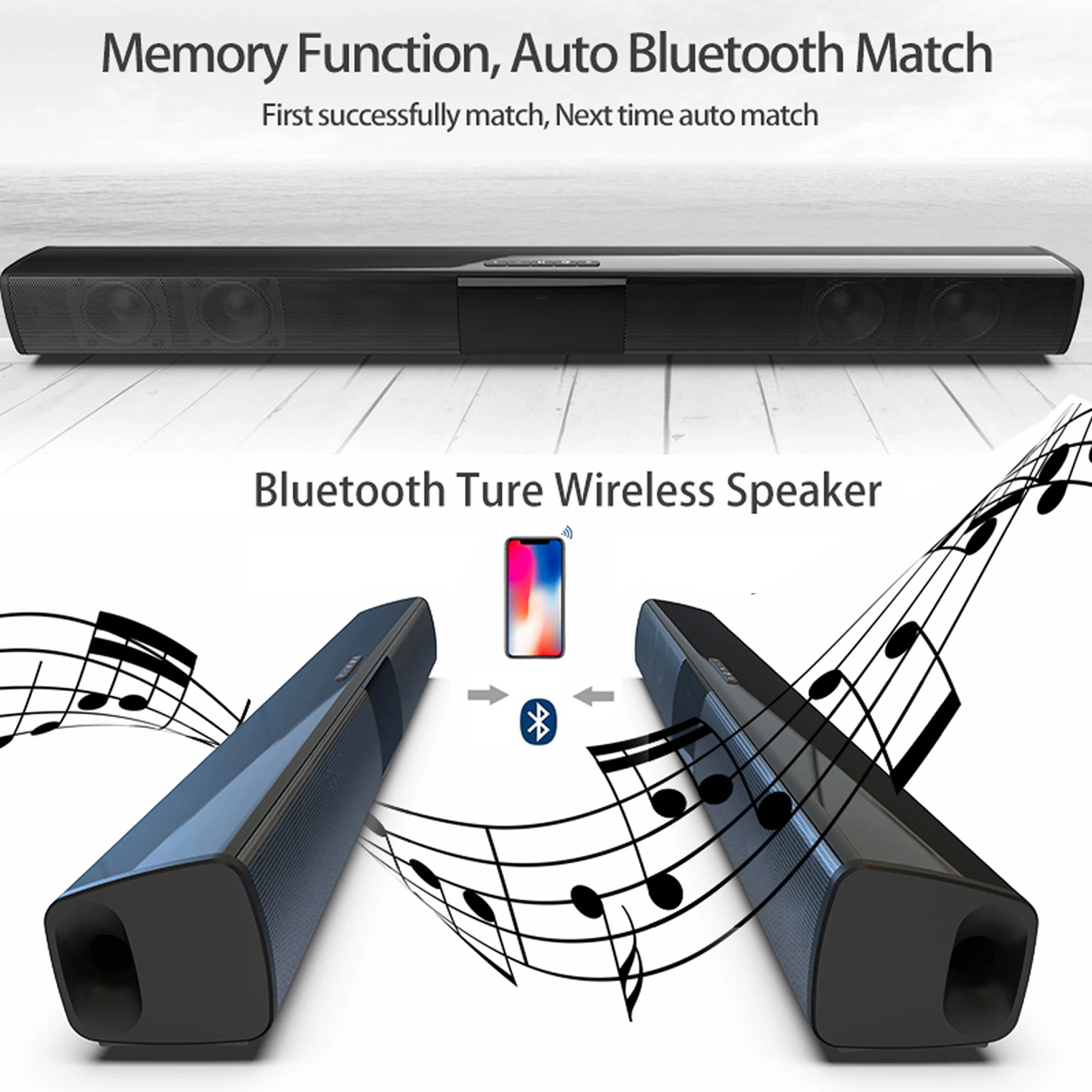 Soundbar ad alta potenza da 40 - Home Cinema Speaker System recensione e prezzo