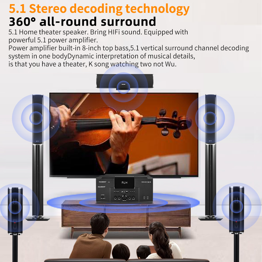 5.1 Sistema Home Theatre Surro - Home Cinema Xlr recensione e prezzo